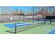 Two well-maintained pickleball courts with nets and fencing at 81002 Alexander, Chapel Hill, NC 27517