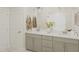 Elegant bathroom with double sinks and a walk-in shower at 100 S Stonemill Trl # Homesite 234, Clayton, NC 27520