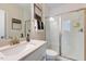 Modern bathroom with a large shower and updated vanity at 109 Magma Ln, Holly Springs, NC 27540