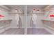 Large walk-in closet with ample shelving and hanging space at 109 Magma Ln, Holly Springs, NC 27540