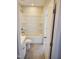 Bathroom featuring tiled flooring, a shower-tub combination, a toilet, and a vanity sink at 308 Whispering Way, Sanford, NC 27330