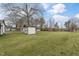 Large backyard with a shed and plenty of green space at 521 Mill St, Smithfield, NC 27577