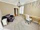Spacious office with large windows and neutral decor at 5718 Sentinel Dr, Raleigh, NC 27609