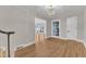 Bright and spacious entryway with hardwood floors at 126 Person St, Louisburg, NC 27549