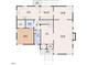 One-story home floor plan featuring spacious living room, kitchen, and bedrooms at 126 Person St, Louisburg, NC 27549