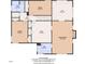 Two-story home floor plan with primary bedroom, office, and multiple bedrooms at 126 Person St, Louisburg, NC 27549