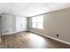 Bright bedroom with hardwood floors and double closet at 127 E Ridge St, Rocky Mount, NC 27804