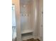Mud room features coat hooks, seating, and convenient storage at 145 Surles Landing Way, Benson, NC 27504