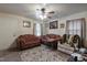 Living room with two sofas, a coffee table, and area rug at 1558 Harper St, Rocky Mount, NC 27801