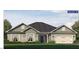Two-story house with gray siding, a two-car garage, and landscaping at 1684 Pecan Drive # 43, Nashville, NC 27856
