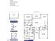 First floor plan shows 4 bedrooms, 2.5 bathrooms, Gathering room, and 2 car garage at 1684 Pecan Drive # 43, Nashville, NC 27856
