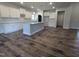 Modern kitchen with white cabinets and granite countertops at 1684 Pecan Drive # 43, Nashville, NC 27856