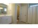 Bathroom view featuring white vanity and door to toilet area at 317 Everly Mist Way, Wake Forest, NC 27587