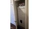 Stackable washer and dryer in convenient closet at 400 W North St # 820, Raleigh, NC 27603