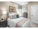 Bright bedroom with cozy bedding and ample natural light at 508 Freedom Trail Dr, Willow Springs, NC 27592