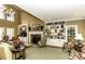 Bright living room with hardwood floors and built-ins at 6146 Saddlehorn Dr, Rocky Mount, NC 27803