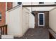 Deck with storage shed and access door at 6409 New Market Way, Raleigh, NC 27615