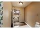 Front entry with door leading to the interior at 6409 New Market Way, Raleigh, NC 27615