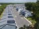 Aerial view of townhouses with ample parking at 8610 Brushfoot Way # 106, Raleigh, NC 27616