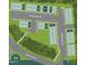 Community map showcasing sold units, street names and green spaces in this neighborhood at 8610 Brushfoot Way # 106, Raleigh, NC 27616