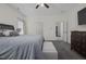 King-size bedroom with access to two additional rooms at 148 Cumberland Dr, Sanford, NC 27332