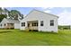 Exterior of the new construction home with green lawn at 155 Scenic Rock Dr, Youngsville, NC 27596
