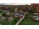 Aerial view of a home with a long driveway surrounded by trees at 1991 Webster Grove Dr, Mebane, NC 27302