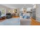Well-equipped kitchenette with stainless steel appliances and white cabinetry at 1991 Webster Grove Dr, Mebane, NC 27302