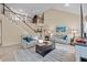Spacious living room with vaulted ceilings and comfortable seating at 1991 Webster Grove Dr, Mebane, NC 27302