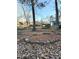 Large backyard with rock border and shed at 2522 Sevier St, Durham, NC 27705