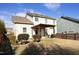 Two-story house with backyard patio and pergola at 36 Aster Ln, Pittsboro, NC 27312