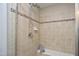 Shower stall with tiled walls and built-in seat at 36 Aster Ln, Pittsboro, NC 27312