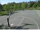 Community basketball court with hoops ready for a game under the open sky at 106 Dairy Ct, Chapel Hill, NC 27516