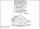 Detailed rear elevation showing the porch of this home at 112 1St St, Oxford, NC 27565