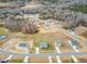 Aerial view of new construction homes and community at 120 Starry Sky Dr, Benson, NC 27504