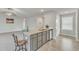 Kitchen island with granite countertop and seating for two at 120 Starry Sky Dr, Benson, NC 27504