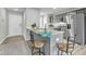 Kitchen island with seating and granite countertops at 120 Starry Sky Dr, Benson, NC 27504