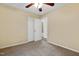 Bedroom with double door closet and carpet at 1225 Kilmory Dr, Cary, NC 27511