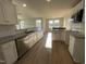 Modern kitchen with granite countertops and stainless steel appliances at 125 Hydrangea Ln, Benson, NC 27504