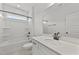 Clean bathroom, bathtub, sink and vanity with mirror at 132 Tennyson Dr, Garner, NC 27529
