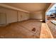 A large, unfinished garage with ample space for parking and storage awaits customization at 132 Tennyson Dr, Garner, NC 27529