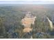Aerial view of neighborhood, highlighting golf course views at 148 Hidden Creek Ct, Pittsboro, NC 27312
