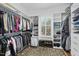 Large walk-in closet with ample shelving and hanging space at 148 Hidden Creek Ct, Pittsboro, NC 27312