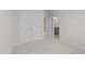 Bright bedroom with double doors to closet and bathroom at 154 Tennyson Dr, Garner, NC 27529