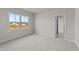 Bright bedroom with a view and access to bathroom at 154 Tennyson Dr, Garner, NC 27529