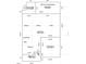 Floor plan showing the layout of the first floor of a two story home at 1709 Chestnut Falls Rd, Wendell, NC 27591