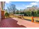 Spacious deck overlooking backyard with pergola at 1801 Amethyst Ridge Dr, Raleigh, NC 27604