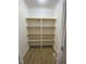 Large walk-in pantry with ample shelving at 307 Westfield Dr, Dunn, NC 28334