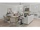 Inviting living room with fireplace, built-in shelves, and modern decor at 3400 Amelia Grace Dr # 46, Fuquay Varina, NC 27526