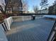 A nice deck with a grill and seating, perfect for entertaining at 4300 Hickory Ridge Dr, Raleigh, NC 27609